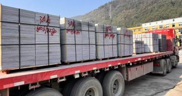 固原 芝麻灰地铺石出货日常