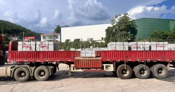 固原 芝麻灰花岗岩地铺石出货日常