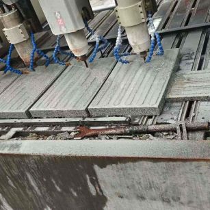 固原 芝麻白花岗岩荔枝面盲道雕刻