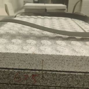 固原 芝麻白花岗岩6.0公分荔枝面五轴加工雕刻盲点