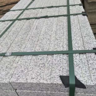 固原 白麻花岗岩直行盲道石，盲条，地铺石