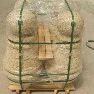 固原 黄金麻异形定制雕花——棒棒糖挡车柱