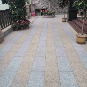 固原 黄金麻白麻荔枝面庭院铺装展示