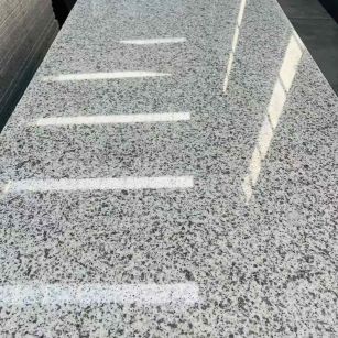 固原 白麻花岗岩光面毛板