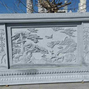 固原 芝麻白大型照壁，屏风，影壁