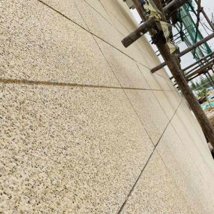 固原 黄金麻花岗岩荔枝面外墙干挂石材效果示例