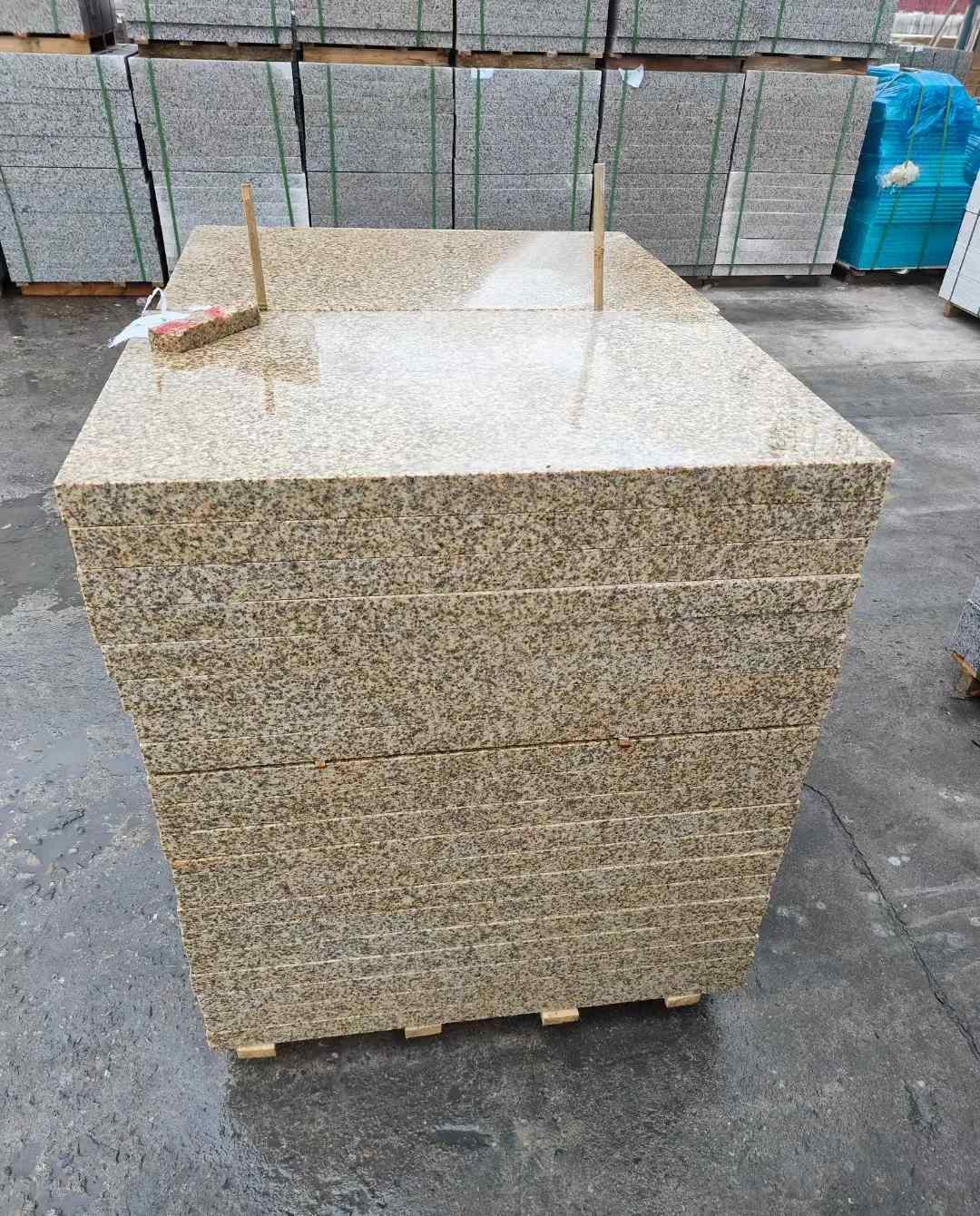 固原 湖北黄金麻花岗岩石材荔枝面外墙石材