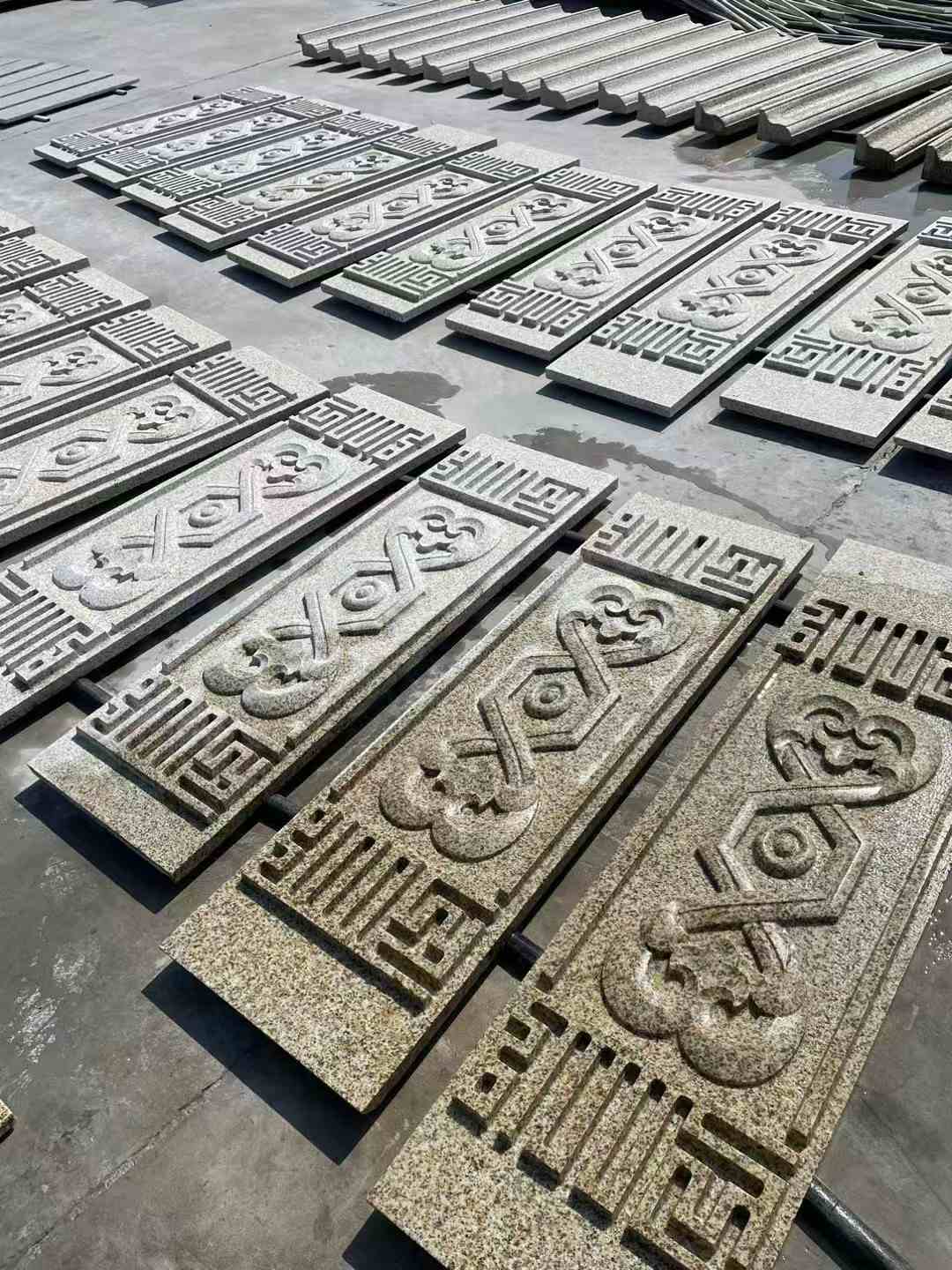 固原 黄金麻花岗岩外墙雕刻板