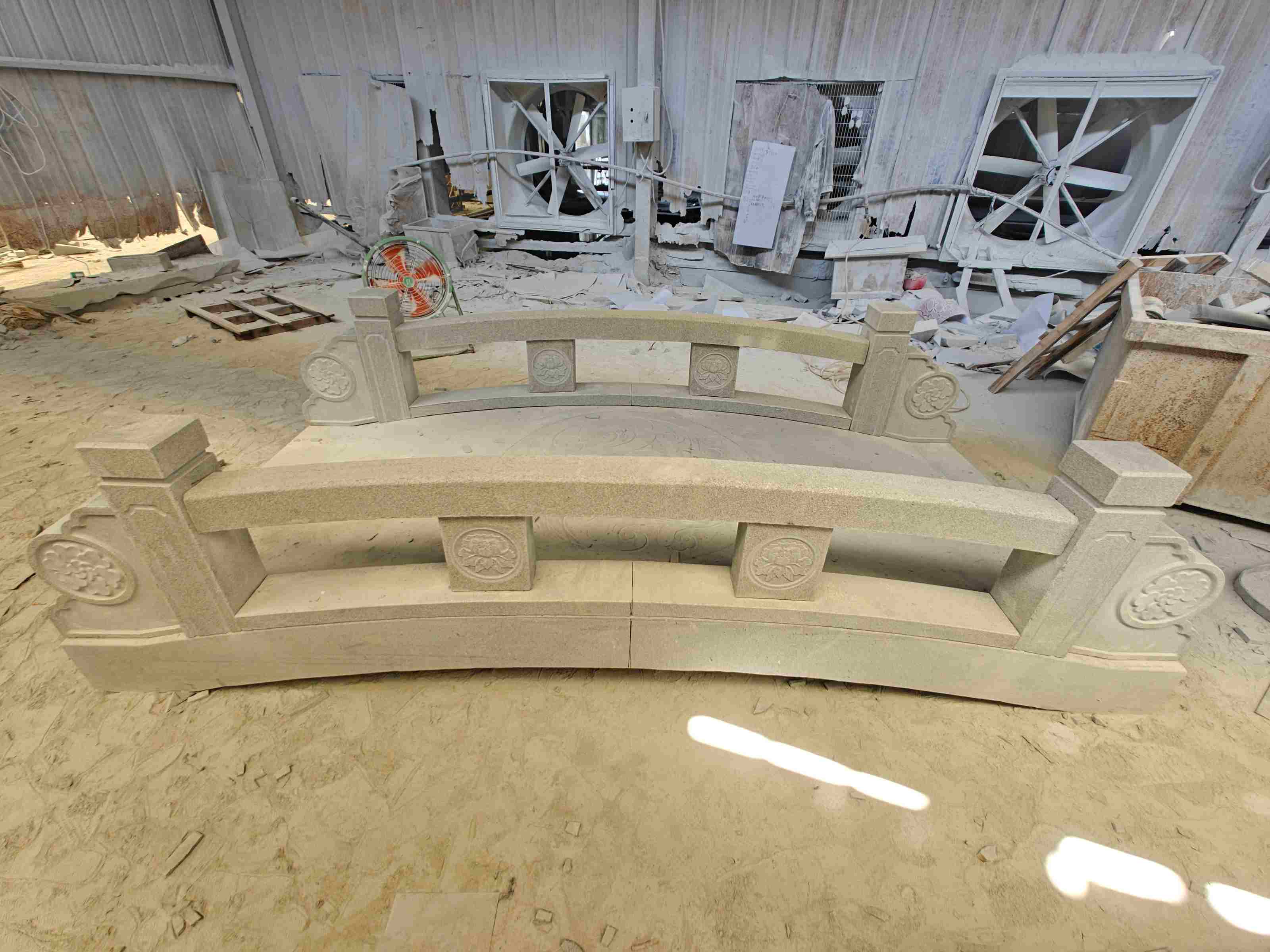 固原 芝麻灰花岗岩异形加工-拱桥，石桥