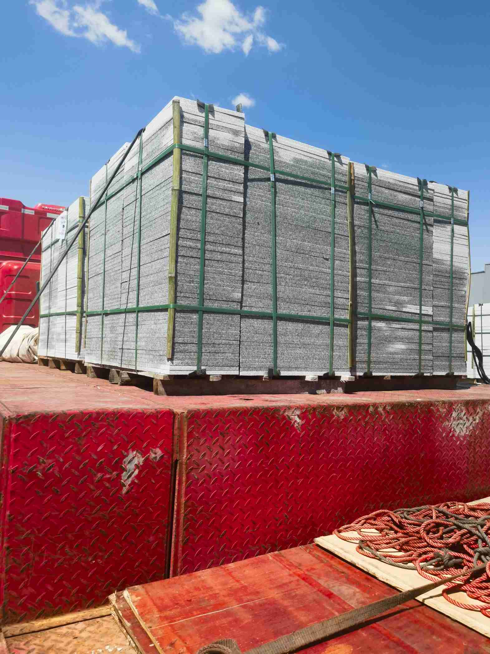 固原 芝麻白火烧规格板地铺石300*600/600*600