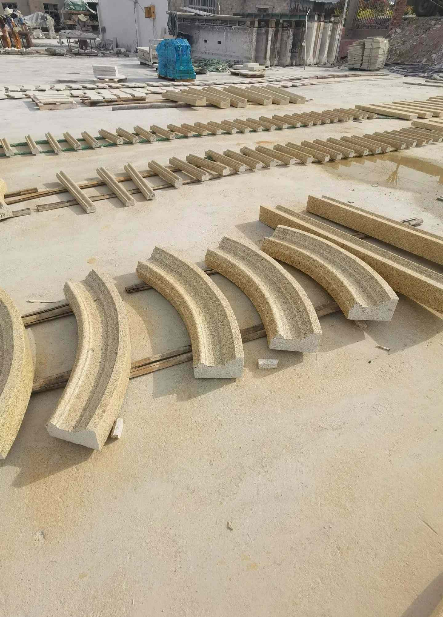 固原 黄金麻花岗岩别墅线条