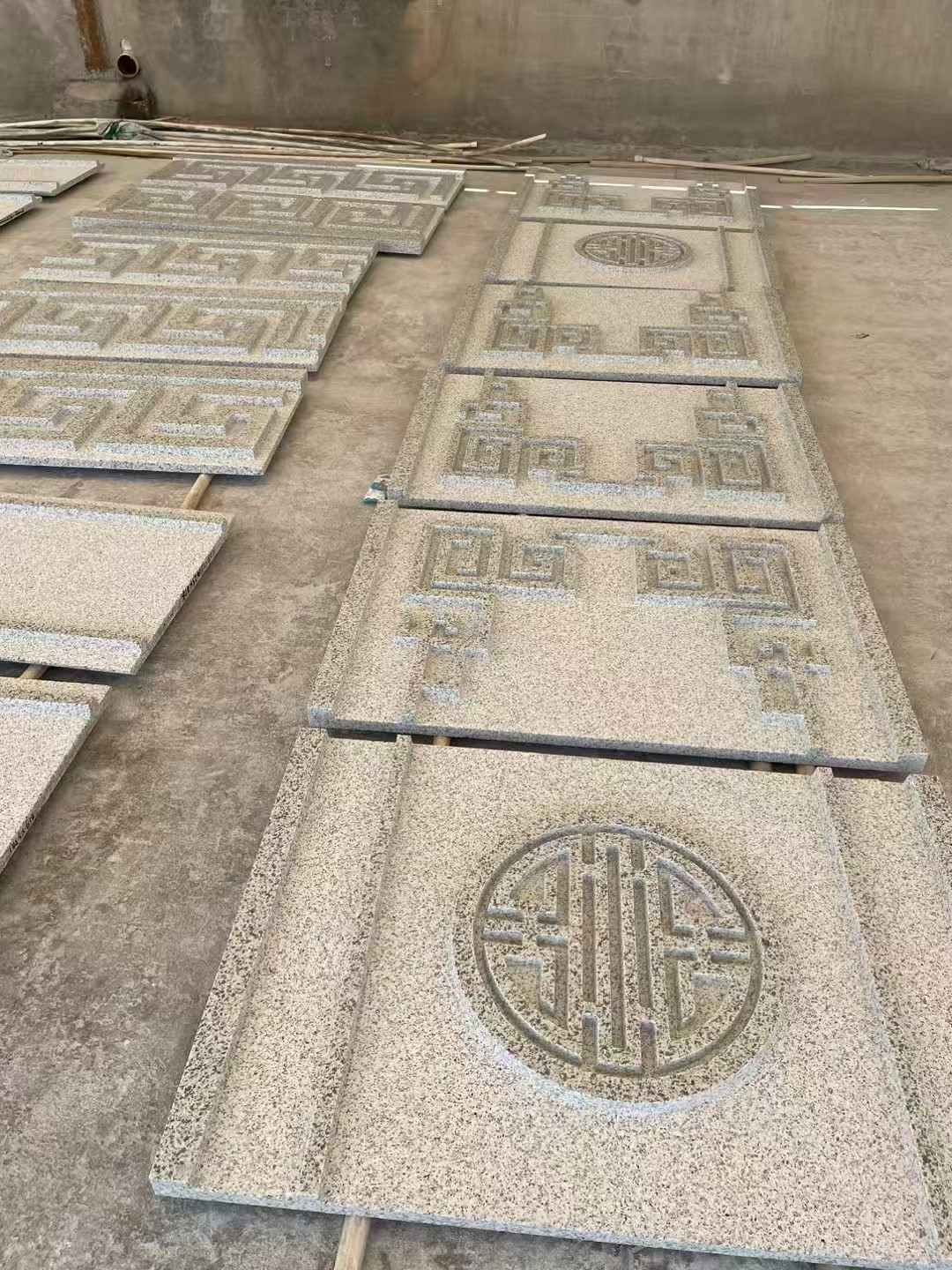 固原 白麻花岗岩外墙立面雕刻板