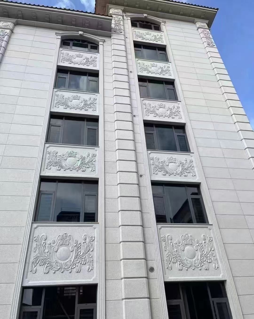 固原 白麻荔枝面花岗岩别墅外墙干挂