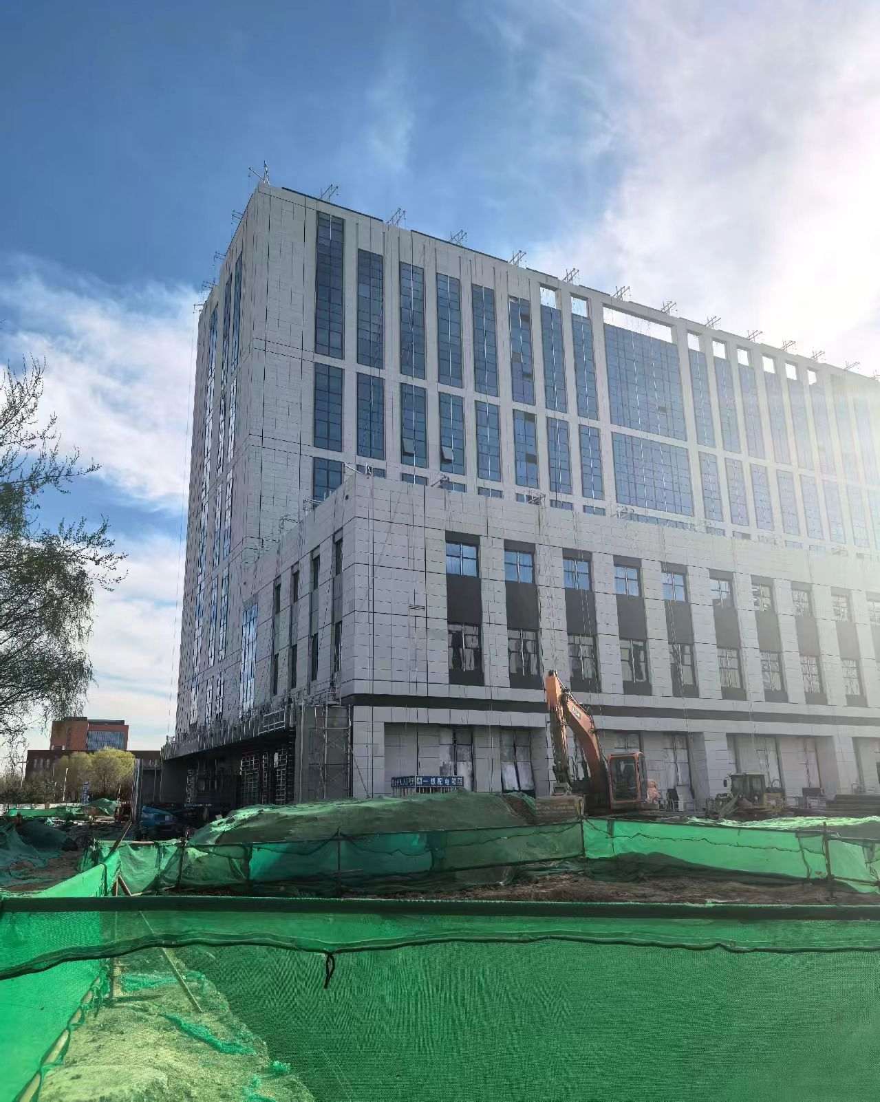 固原 白麻花岗岩石材外墙干挂